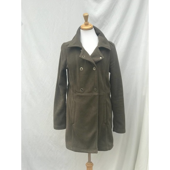 SzM ATHLETA Tan Switchback Fleece Jacket - Picture 4 of 14